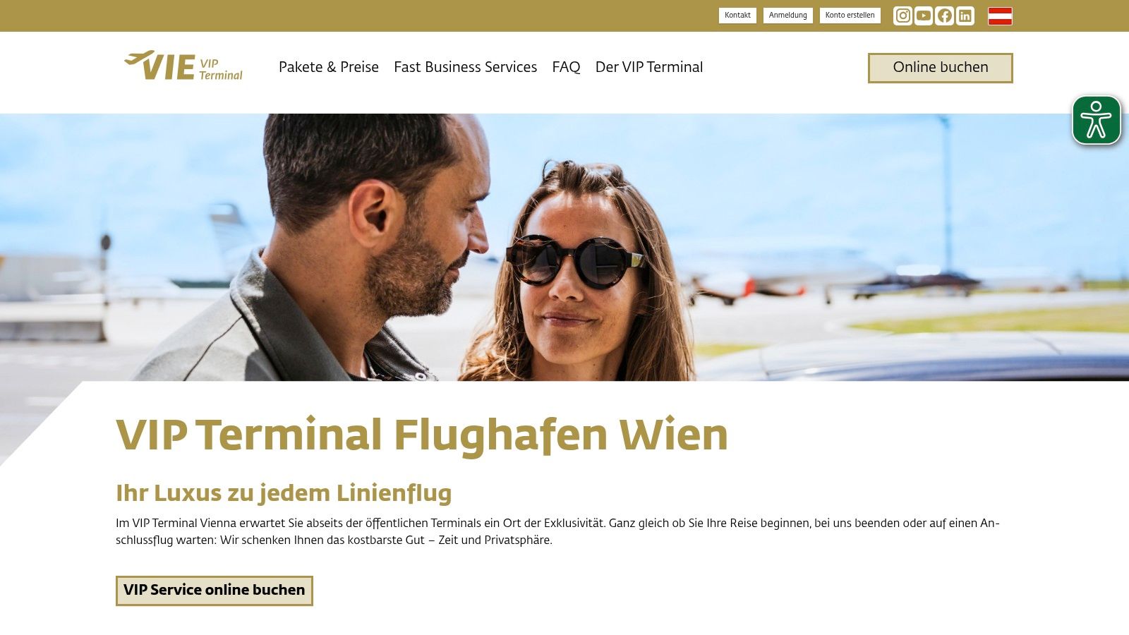 VIP Terminal – Vienna Airport (official Flughafen‑VIP‑Service)